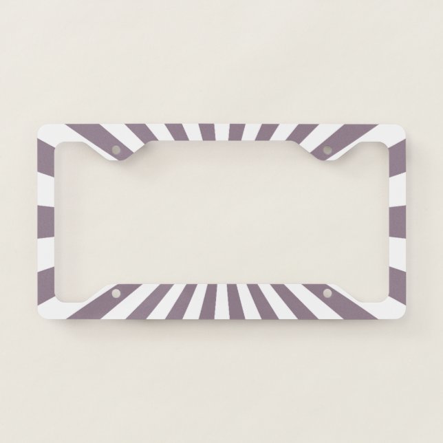 GROOVY 1960S LICENSE PLATE  FRAME (Front)