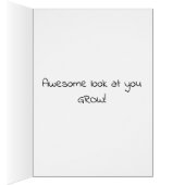 Groovy 2 year clean 12 step anniversary Card (Inside (Right))