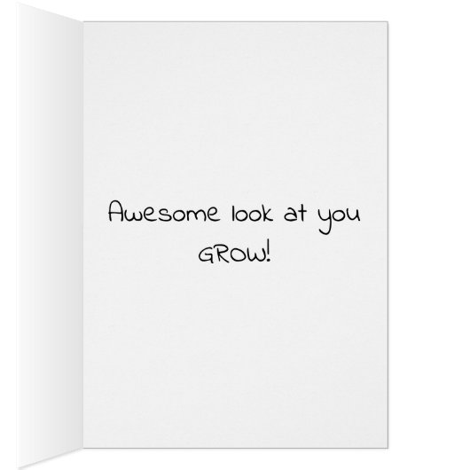 Groovy 2 year clean 12 step anniversary Card (Inside (Right))