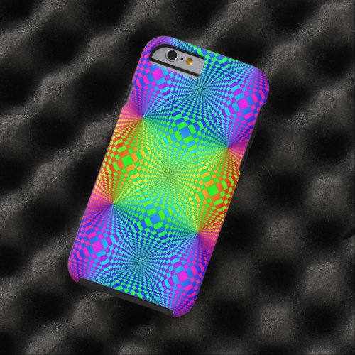 Groovy 3_D Retro Pattern Tough iPhone 6 Case