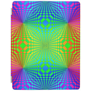 Groovy 3-D Retro Pattern iPad Smart Cover