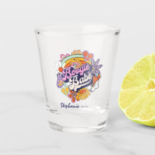 Groovy 70s Bachelorette Boogie Babe ID929 Shot Glass