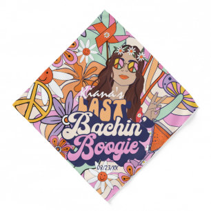 Groovy 70s Bachelorette Last Bachin' Boogie ID929 Bandana