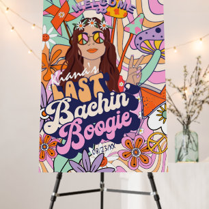 Groovy 70s Bachelorette Welcome ID929 Foam Board