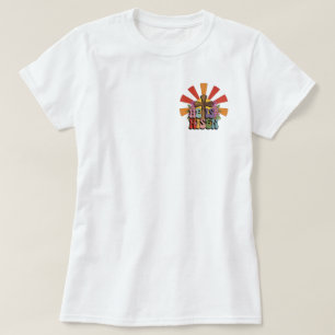 Groovy 70s He Is Risen sunburst T-Shirt