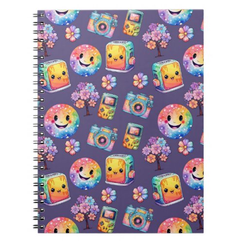 Groovy 70s Retro Notebook for Kids