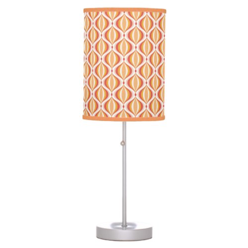 Groovy 70s style patterned lamp 