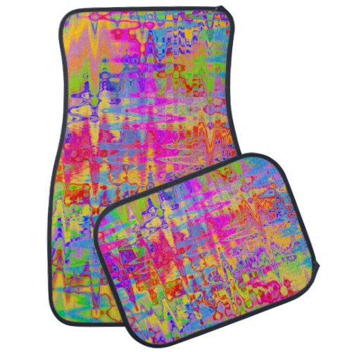 Groovy Abstract Car Mat