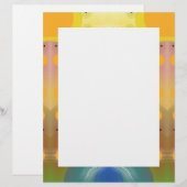 Groovy Abstract Desert Oasis Landscape Scene (Front/Back)