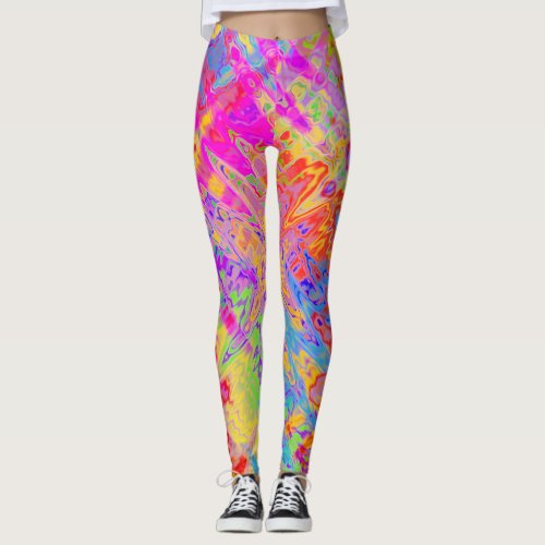 Groovy Abstract Leggings