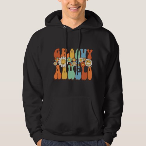 Groovy Abuelo Matching Family 1st Birthday Party B Hoodie