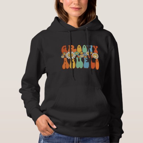 Groovy Abuelo Matching Family 1st Birthday Party B Hoodie