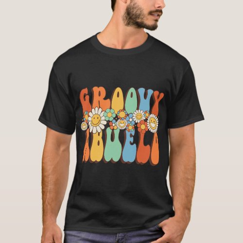 Groovy Abuelo Matching Family 1st Birthday Party B T_Shirt