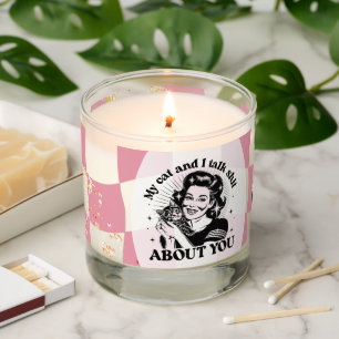 Groovy Affirmation Cat Cute Quote Sayings Scented Candle