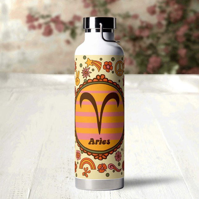 Groovy Aries Custom Water Bottle (Creator Uploaded)