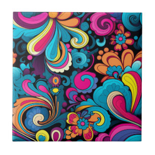Groovy Art Ceramic Tile