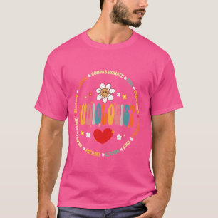 Groovy Audiologist Audiology Hearing Month BHSM Gr T-Shirt