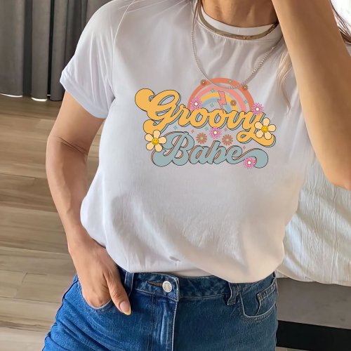 Groovy Babe Positive Vibes T_Shirt