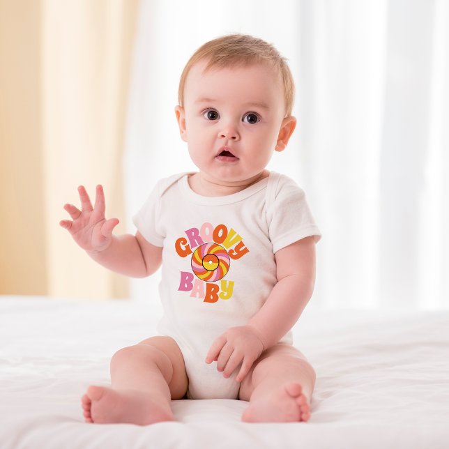 Groovy Baby Retro Baby Bodysuit (Creator Uploaded)