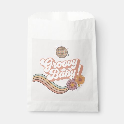 Groovy Baby Shower Party Favors Bag