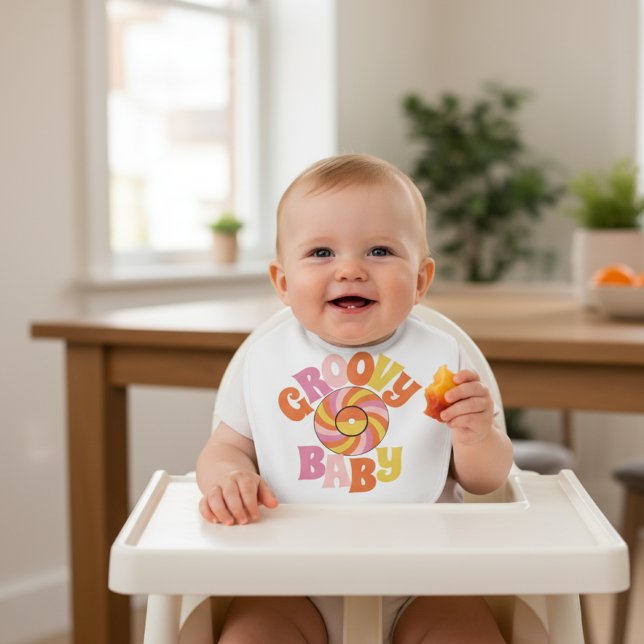 Groovy Baby Swirl Bib (Creator Uploaded)