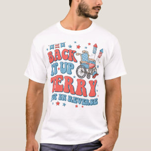 Groovy Back Up Terry Put It In Reverse Firework 4T T-Shirt