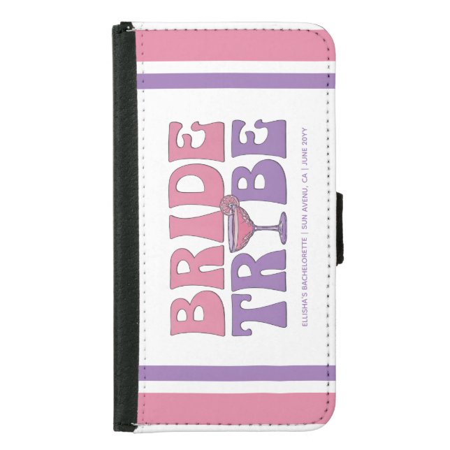 Groovy Beach Bride Bachelorette Wallet Case (Front)