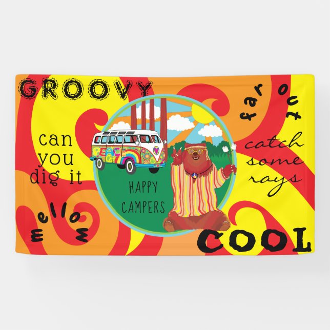 Groovy Bear Banner (Horizontal)