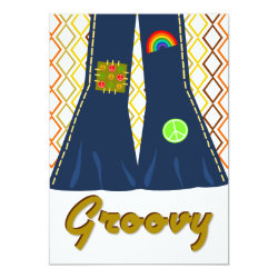 1970 S Party Invitations Retro Invites