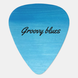 Groovy blues guitar pick