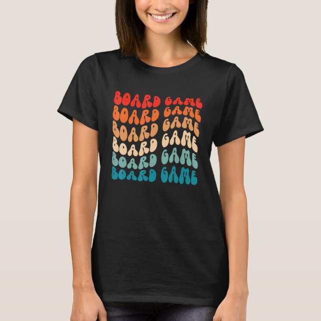 Groovy Board Game For Girl Women Retro 70s Hippie  T-Shirt (Front)