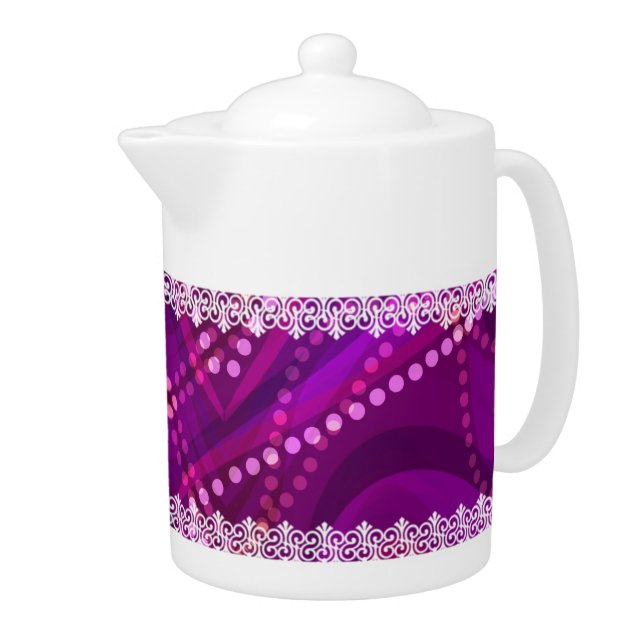 Groovy Bohemian Teapots (Right)