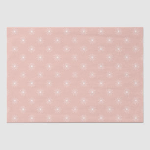 Groovy Boho 70s Flowers Pattern Tissue Paper