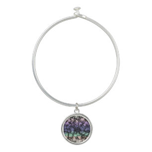 Groovy Boho Bubbles Eclectic Uingender Pride Flag Bangle Bracelet