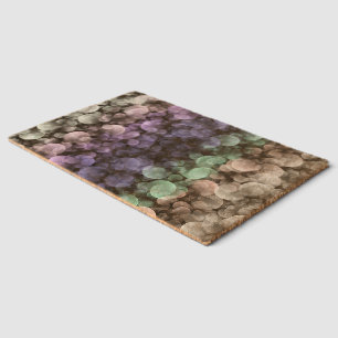 Groovy Boho Bubbles Eclectic Uingender Pride Flag Fiber Doormat