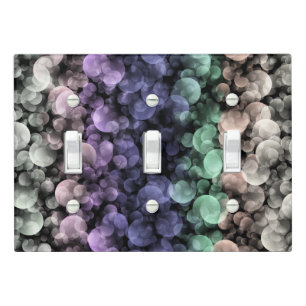 Groovy Boho Bubbles Eclectic Uingender Pride Flag Light Switch Cover