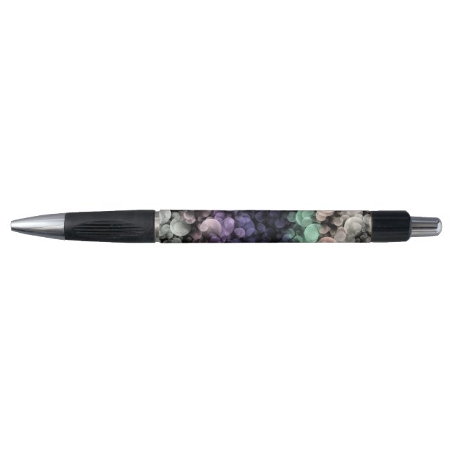 Groovy Boho Bubbles Eclectic Uingender Pride Flag Pen (Front)