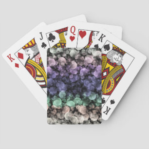 Groovy Boho Bubbles Eclectic Uingender Pride Flag Poker Cards