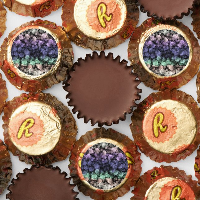Groovy Boho Bubbles Eclectic Uingender Pride Flag Reese's Peanut Butter Cups (Assorted)