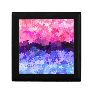 Groovy Boho Quirky Retro Floral Omnisexual Pride Gift Box