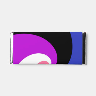 Groovy Boho Spiral Abstract Genderfluid Pride Flag Hershey Bar Favors