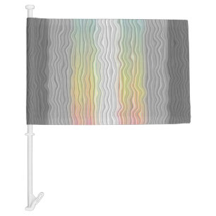 Groovy Boho Trippy Abstract Demifluid Pride Flag