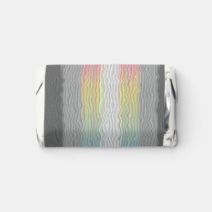 Groovy Boho Trippy Abstract Demifluid Pride Flag Hershey's Miniatures