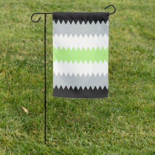 Groovy Boho ZigZag Abstract Agender Pride Flag