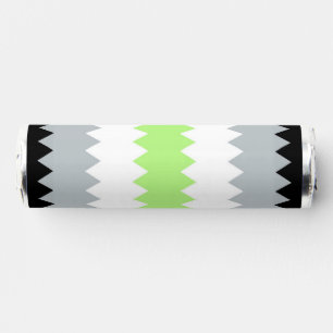 Groovy Boho ZigZag Abstract Agender Pride Flag Breath Savers® Mints