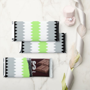 Groovy Boho ZigZag Abstract Agender Pride Flag Hershey Bar Favors
