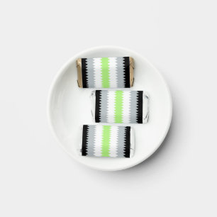 Groovy Boho ZigZag Abstract Agender Pride Flag Hershey's Miniatures