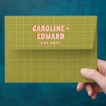 Groovy Bold Green Yellow Red Funky  Envelope<br><div class="desc">Groovy Bold Green Yellow Red Funky</div>