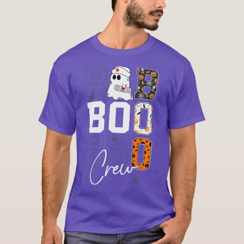 Groovy Boo Boo Crew Nurse Ghost Funny Halloween Co T_Shirt