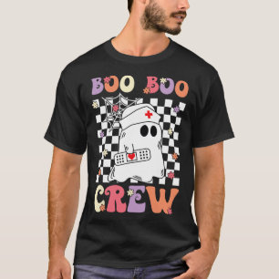 Groovy Boo Boo Crew Nurse Ghost Paramedic Emt Ems T-Shirt